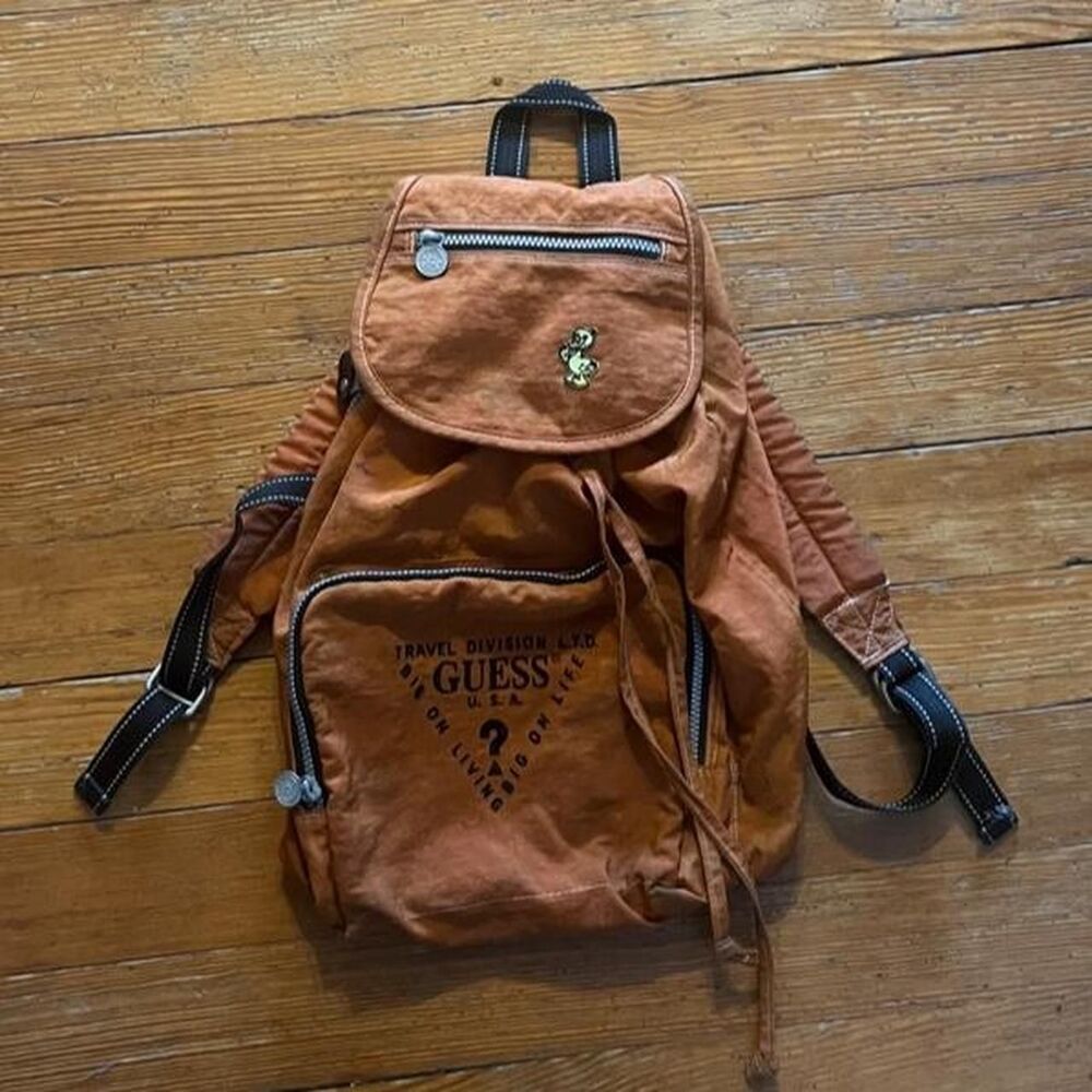 Guess-usa Women's Orange and Brown Bag